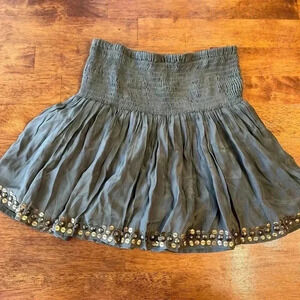Muche muchette skirt olive green one size